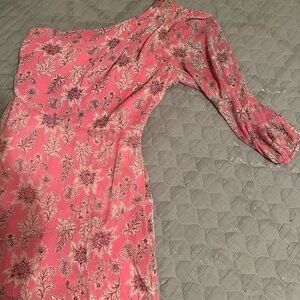 TAYLOR~PINK ONE SHOULDER~MAXI DRESS~